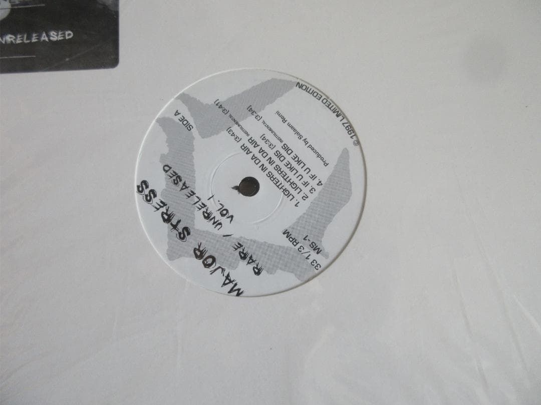 新品12inch MAJOR STRESS RARE / UNRELEASED