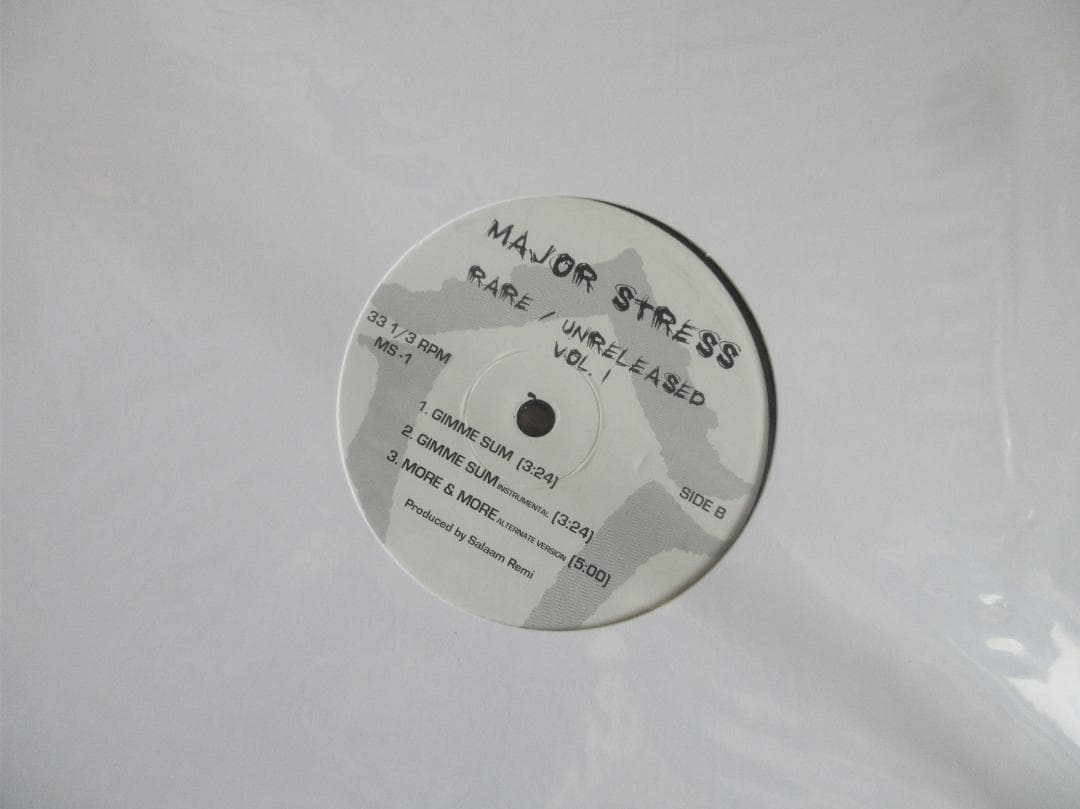 新品12inch MAJOR STRESS RARE / UNRELEASED
