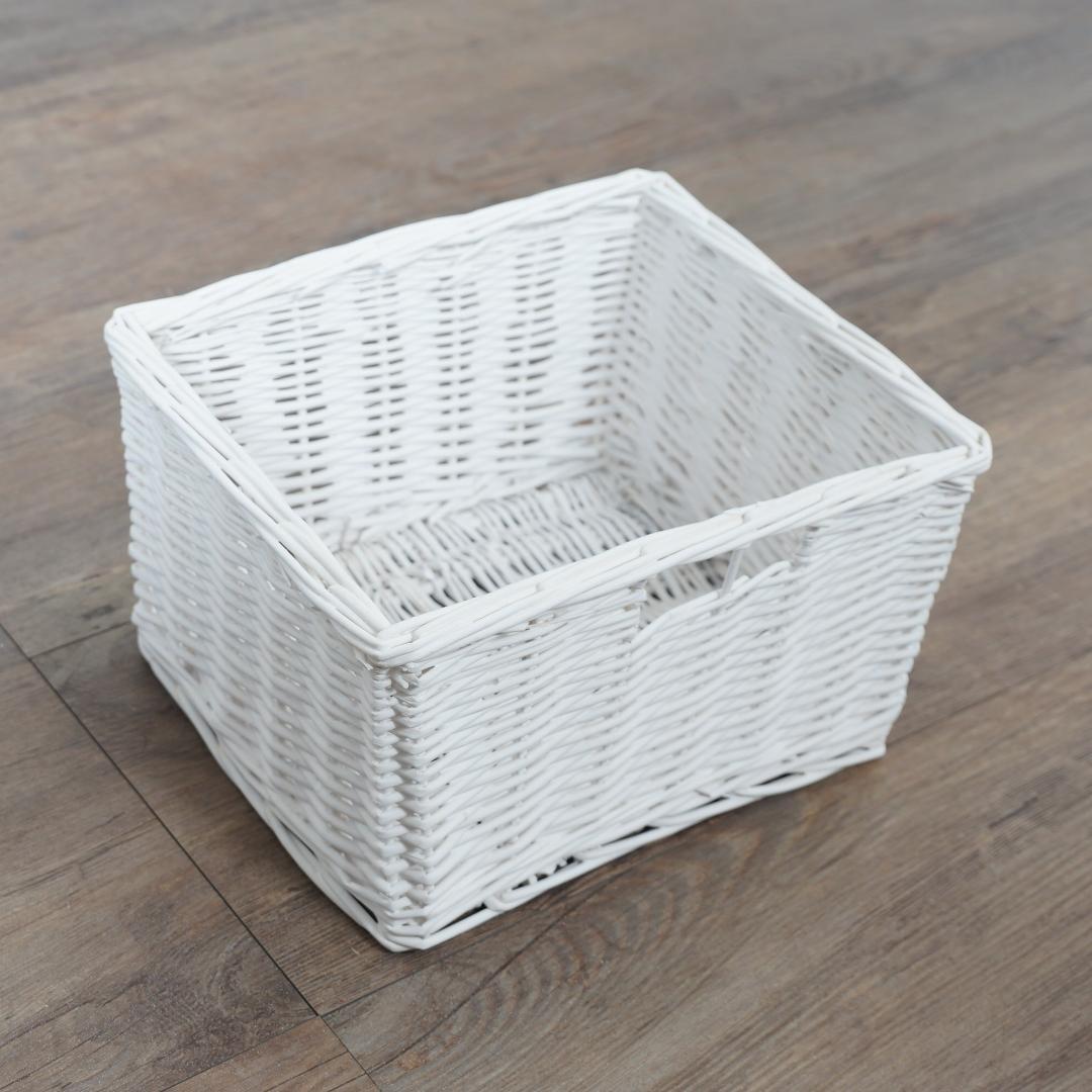 【新品】フリル　バスケット4個　オープンチェスト　ガーリー　アウトレット