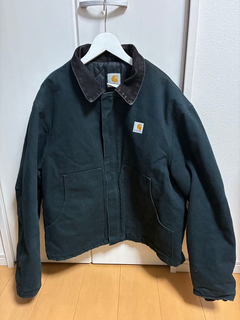 USA製　カーハート トラディショナルジャケット デトロイトジャケット　ブラック
