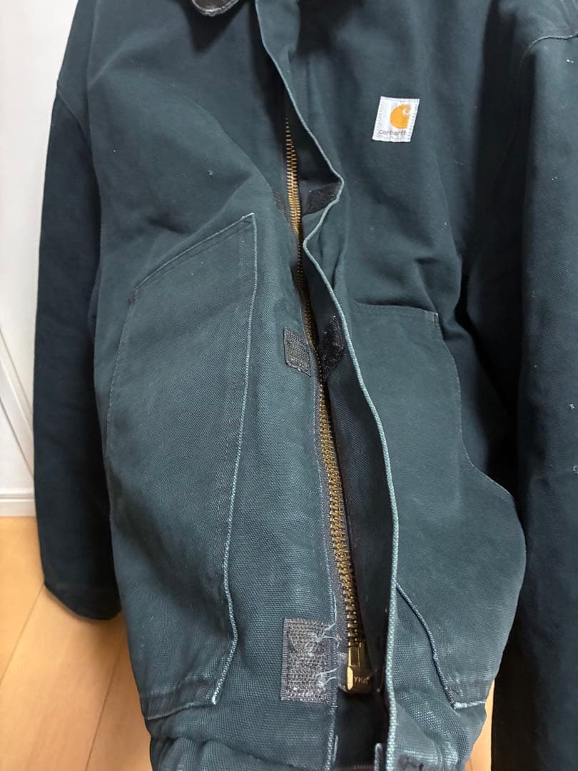 USA製　カーハート トラディショナルジャケット デトロイトジャケット　ブラック