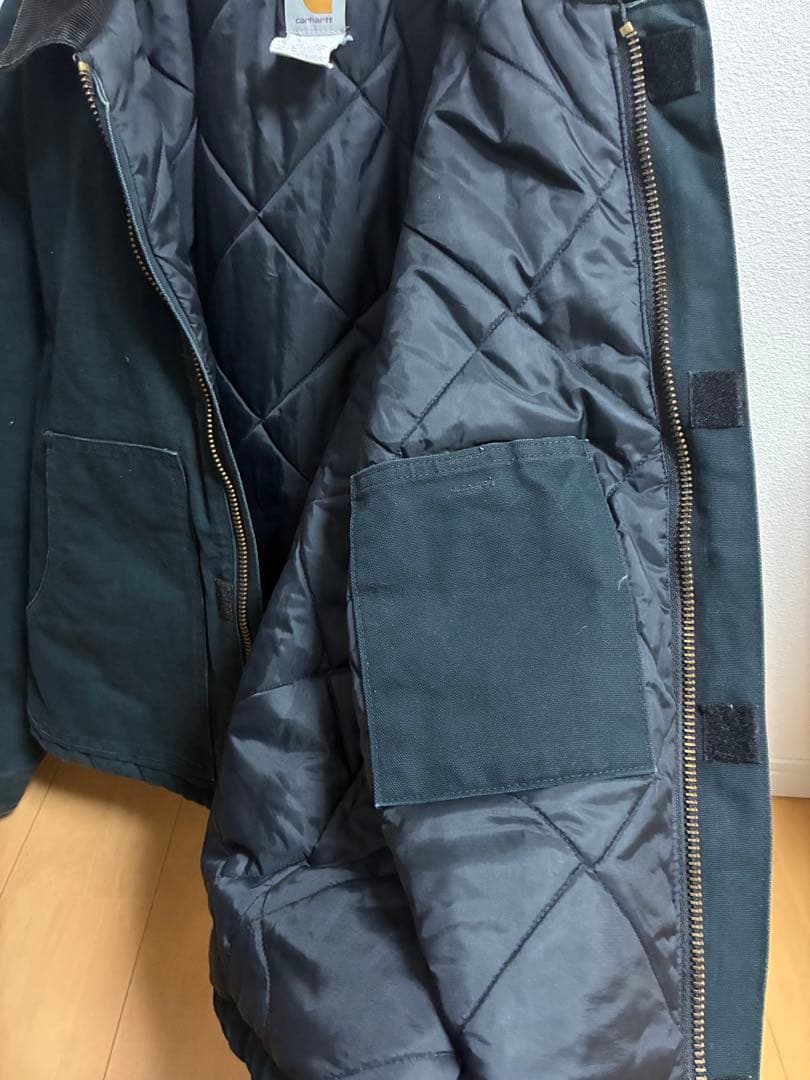 USA製　カーハート トラディショナルジャケット デトロイトジャケット　ブラック