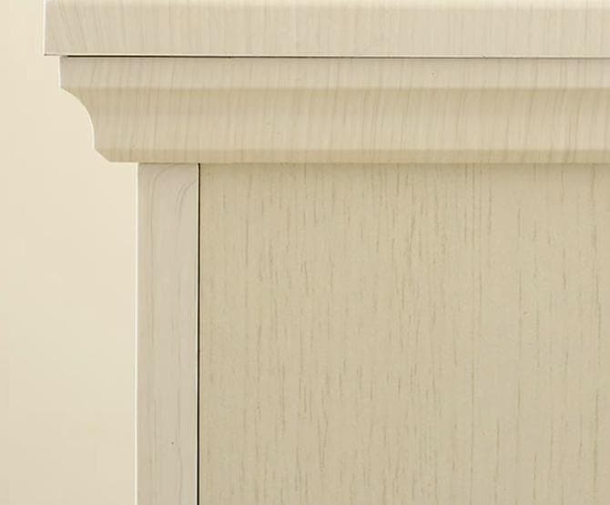 送料込 NITORI オフホワイト木製4段チェスト 美品