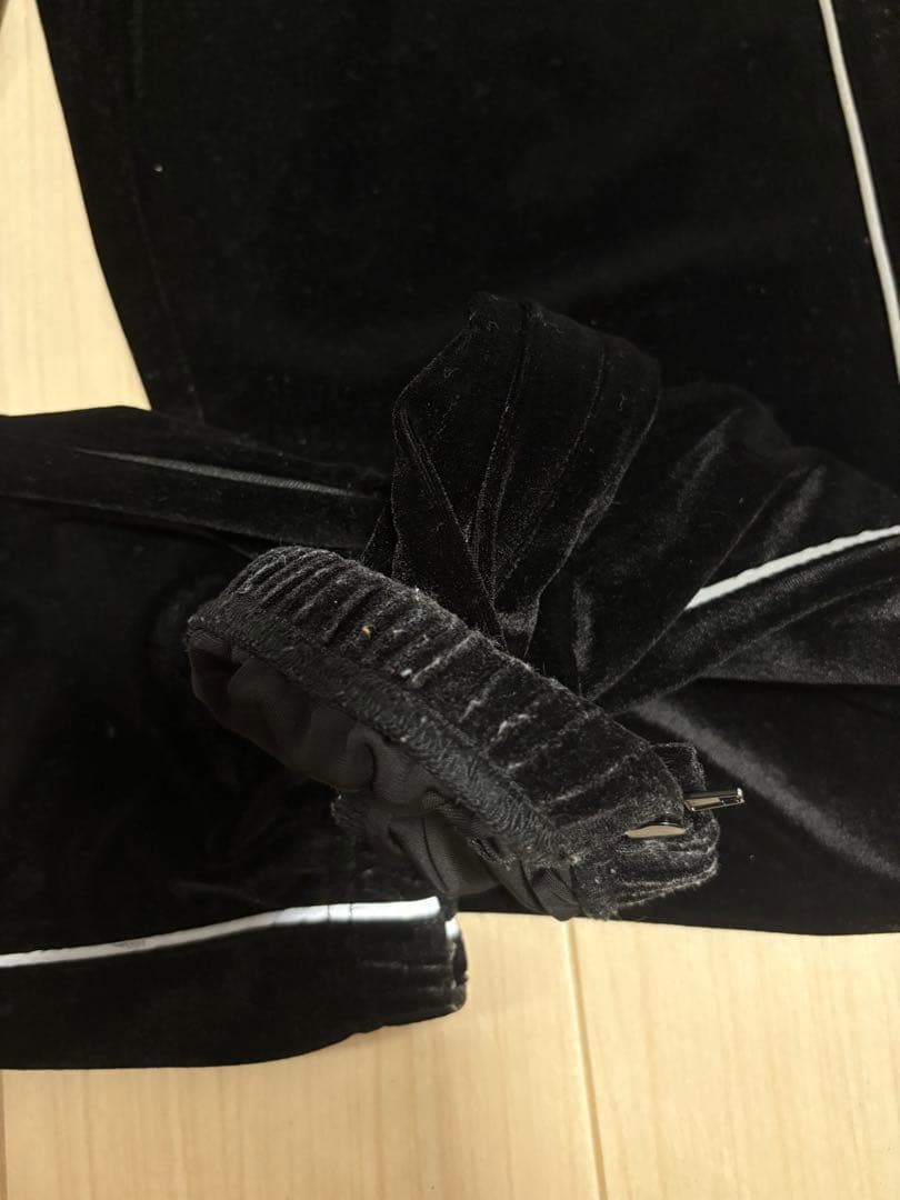 プロクラブ　PRO CLUB ベロアパンツ　ブラック