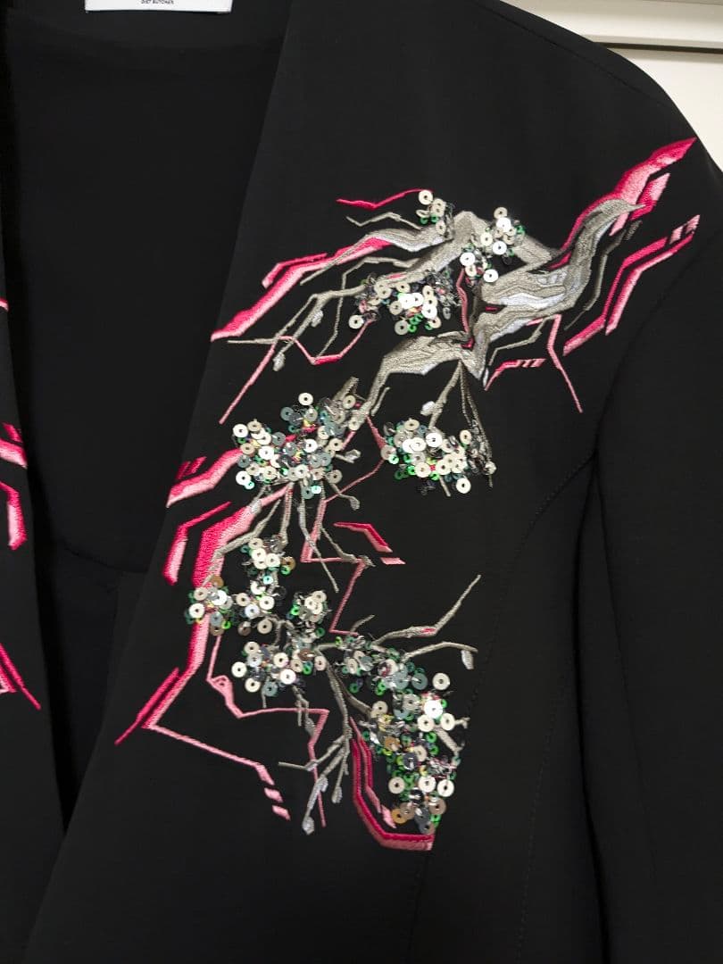 ダイエットブッチャー　桜　sakura ノーカラージャケット　極美品　サイズ3