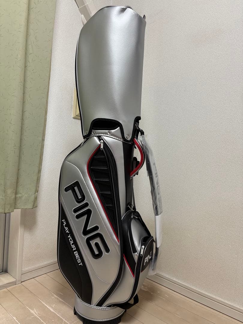 【2025秋冬モデル】PING キャディバッグ エクストラライト シルバー