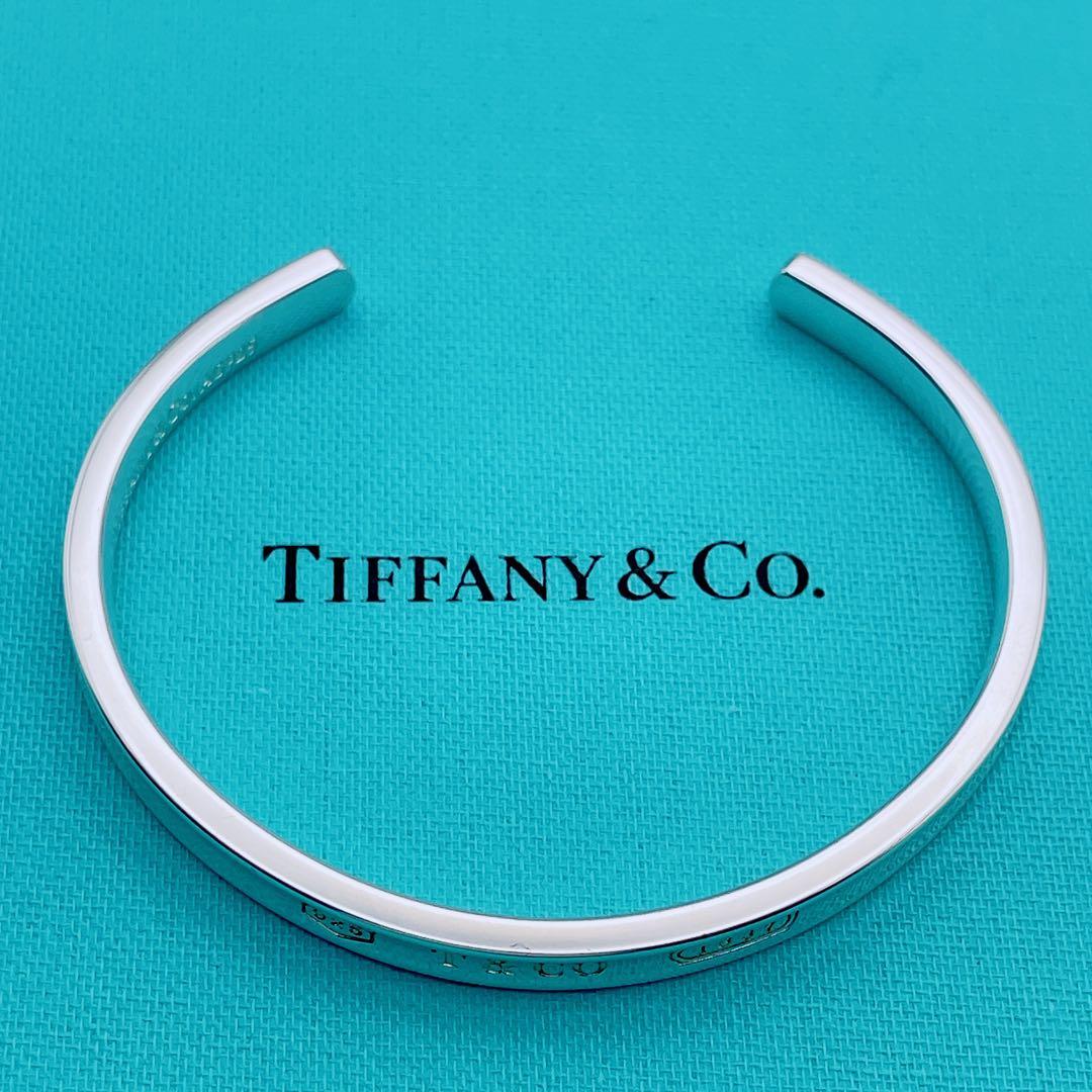 Tiffany & Co. バングル　ブレスレット　カフ　ナロー　シルバー925