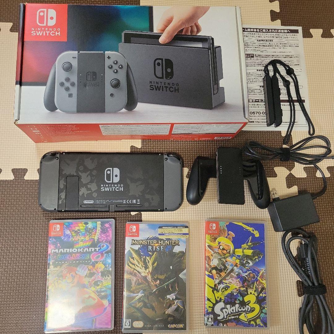 Nintendo Switch 本体(ポケモン) + ゲーム3本セット