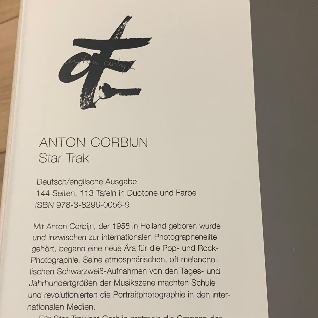 ★ANTON CORBIJN STAR TRAK 写真集アントン・コービン