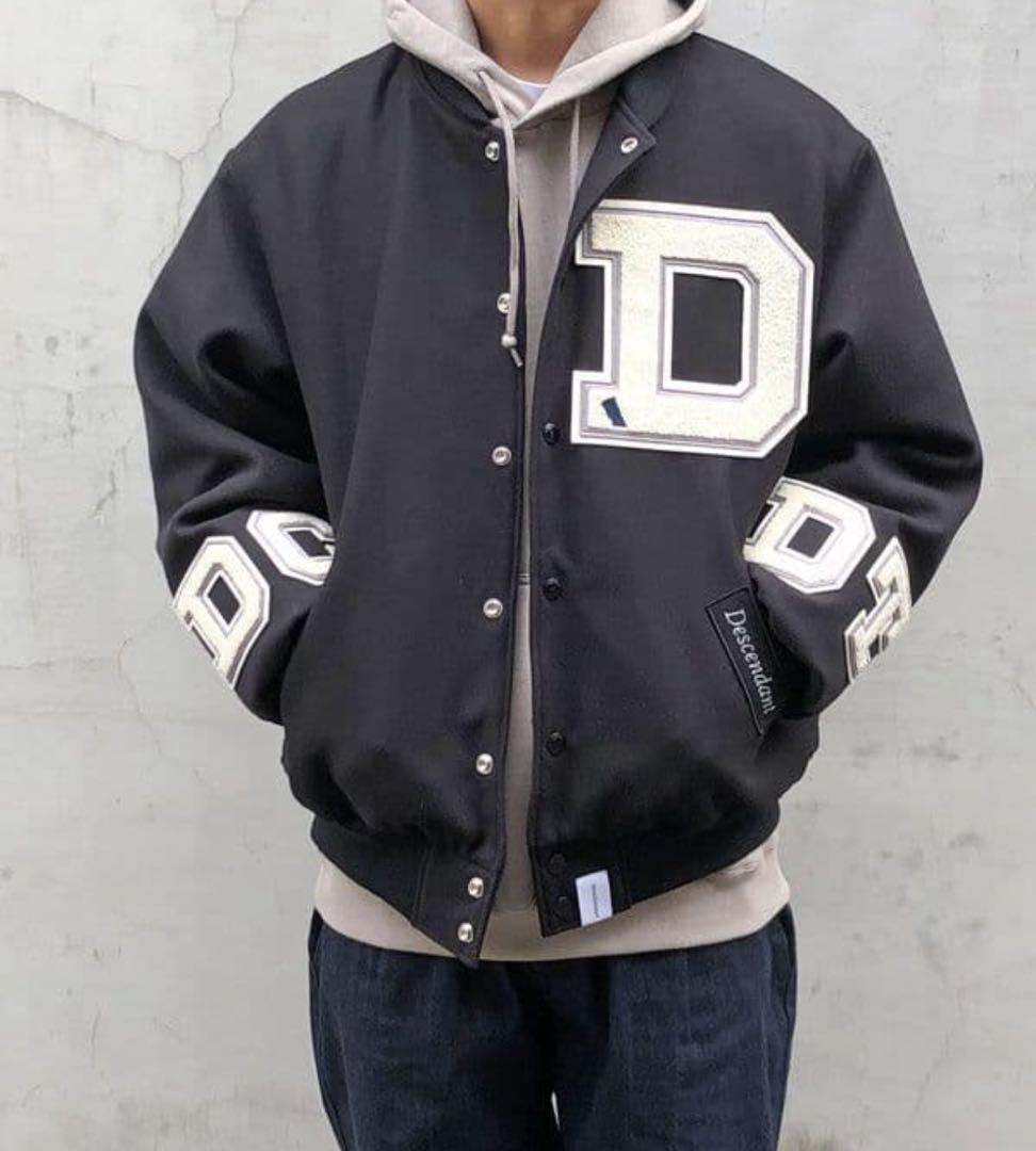 ディセンダント descendant ジャケット スタジャン サイズ3 黒