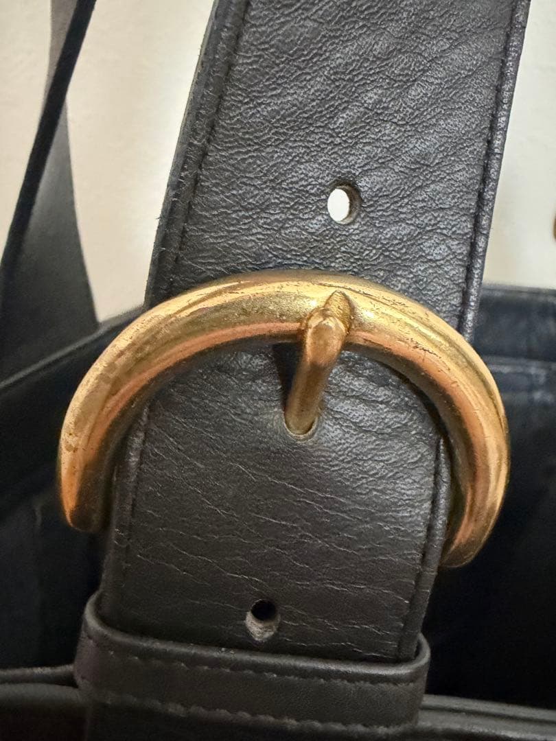 COACH/レザートートバッグ/大容量/オールドコーチ