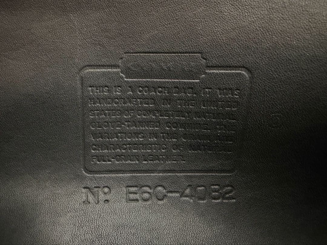 COACH/レザートートバッグ/大容量/オールドコーチ