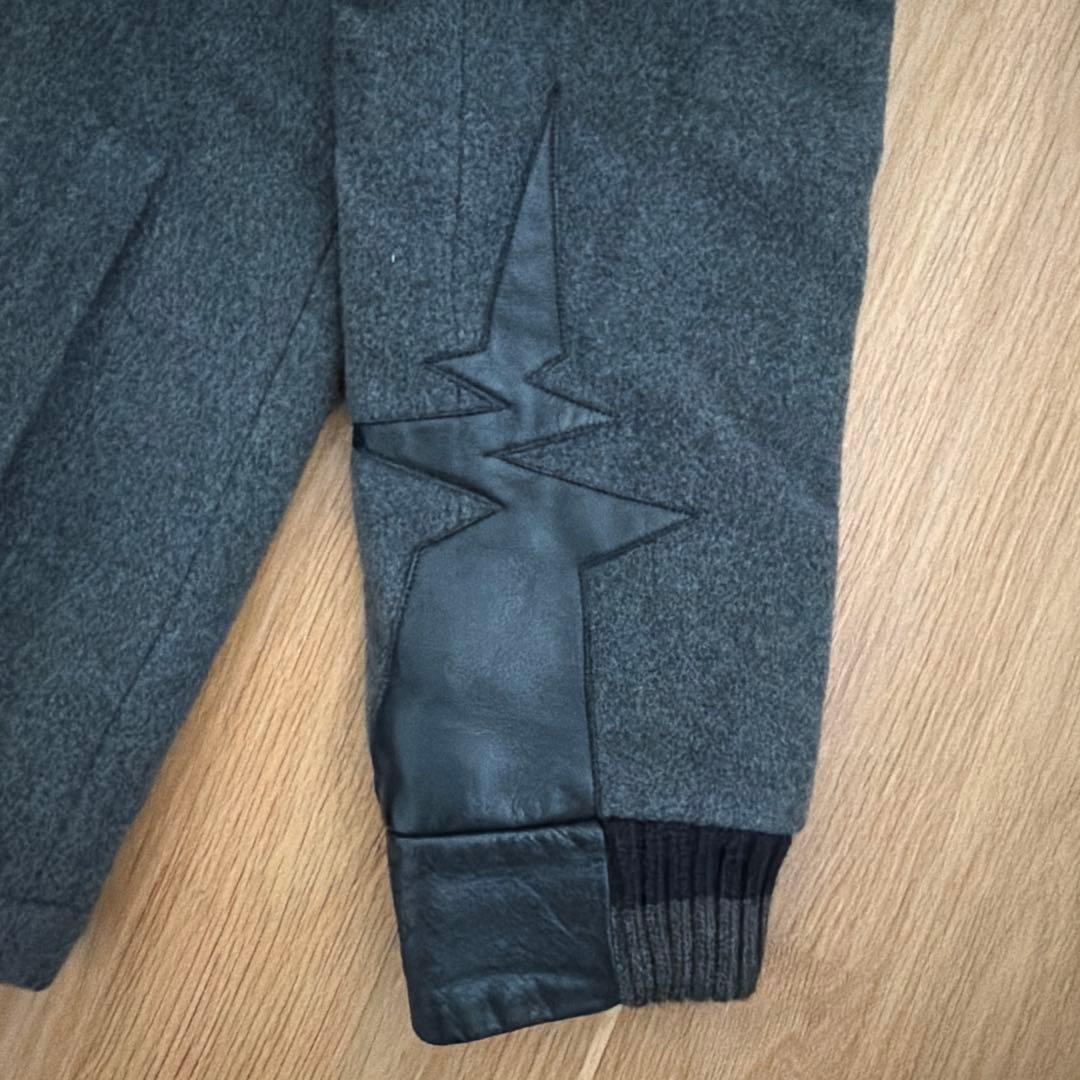 whiz エッジスタ チャコールグレー スタジャン Lサイズ