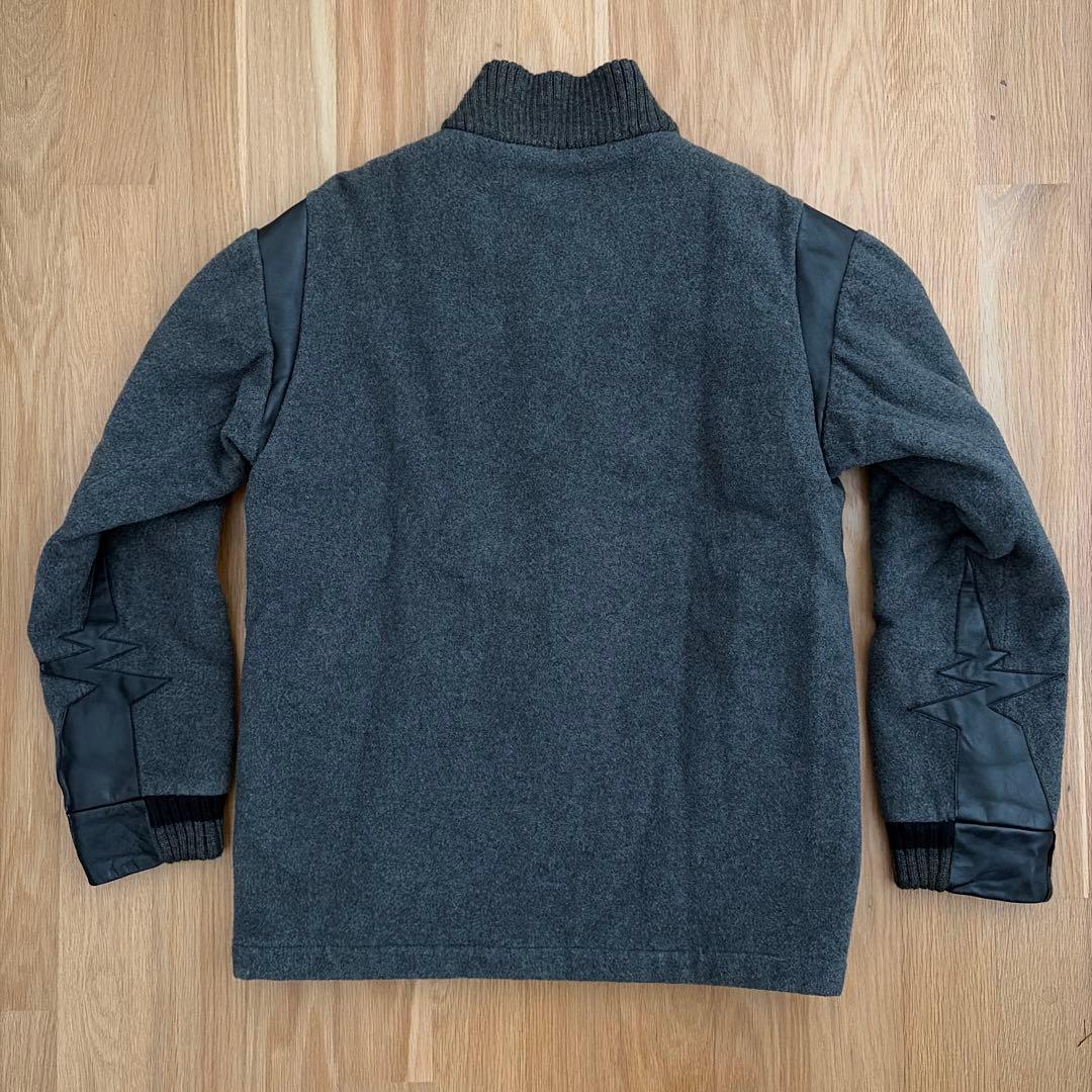 whiz エッジスタ チャコールグレー スタジャン Lサイズ