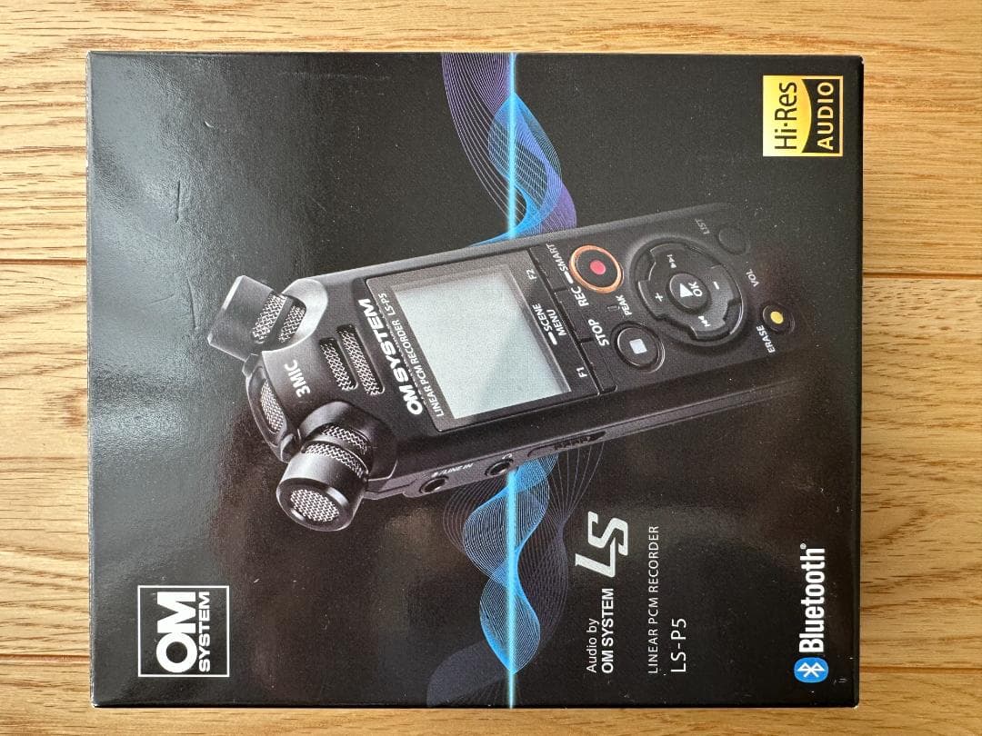 OM SYSTEM★LS-P5★リニアPCMレコーダーハイレゾPCM録音16GB