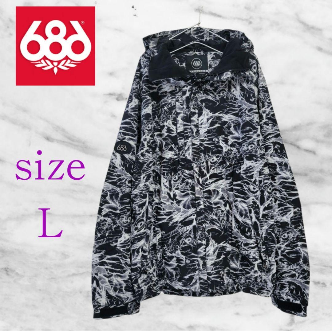 【686】スノーボードジャケット　メンズウェア　 Lサイズ