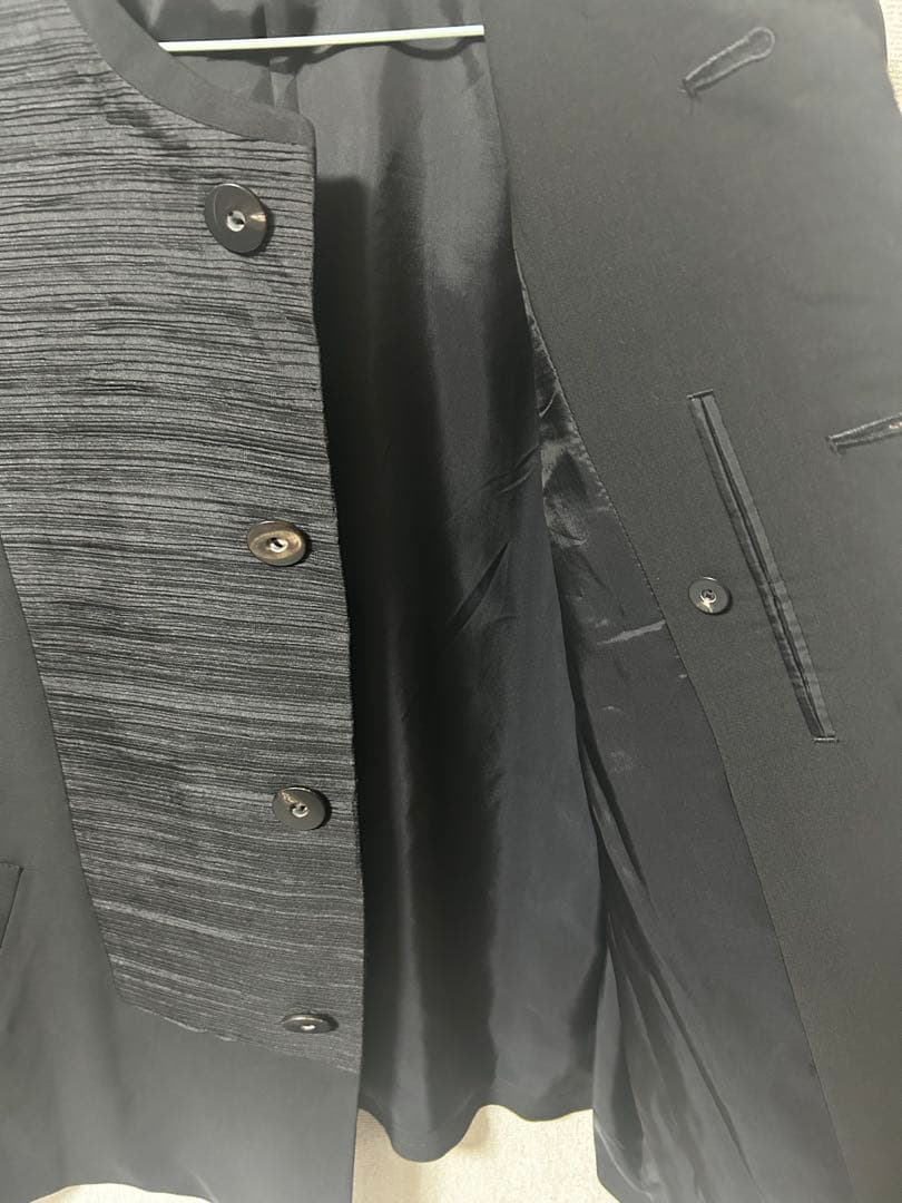 ジャケット・アウター ISSEY MIYAKE MAO COLLAR PLEATS JACKET