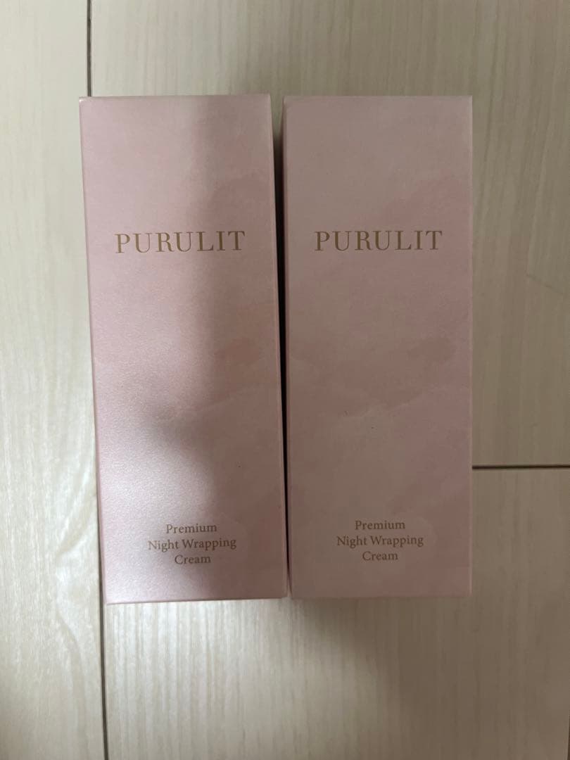 プルリット PURULIT プレミアムナイトラッピングクリーム 2個