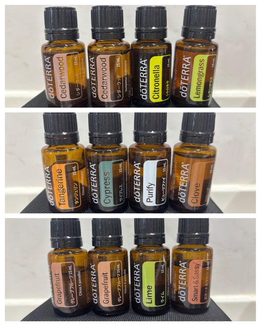 doTERRA エッセンシャルオイル 12本セット