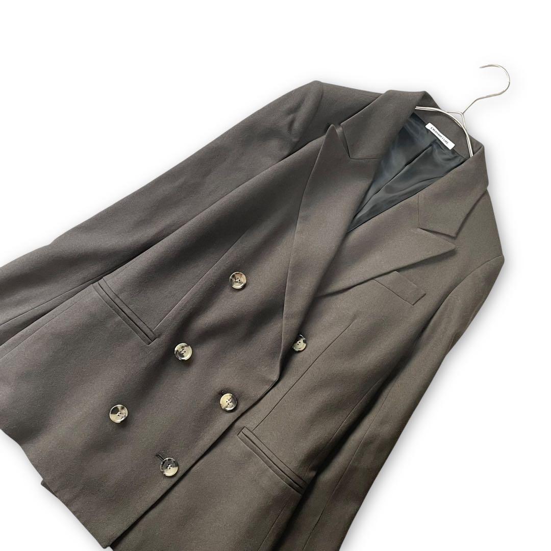 ほぼ未使用✨ドゥーズィエムクラス ダブル テーラードジャケット ブラウン 38