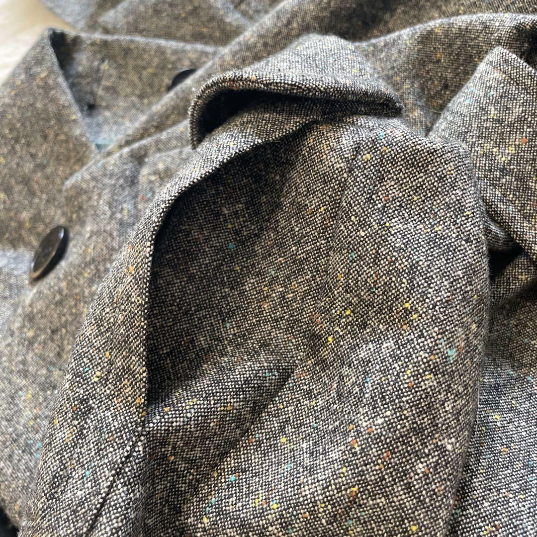 KENZO ケンゾー ウールブレンドチェスターコート ベルト付き 派手裏地