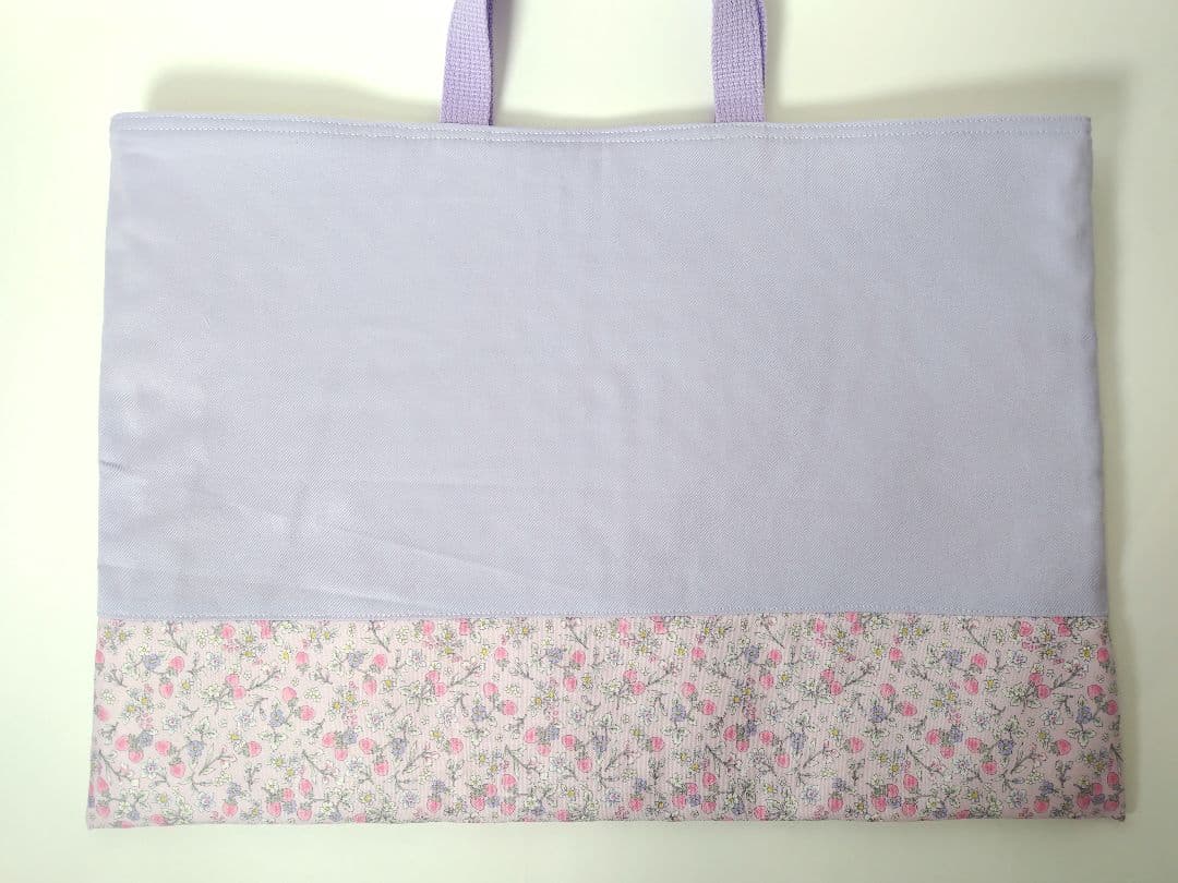 入園入学 レッスンバッグ 上履き入れ 靴袋 防災頭巾入れ いちご花柄