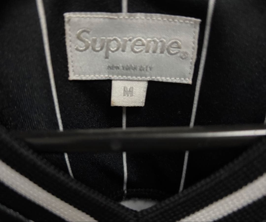 supreme　アーチロゴ　ベースボール　シャツ