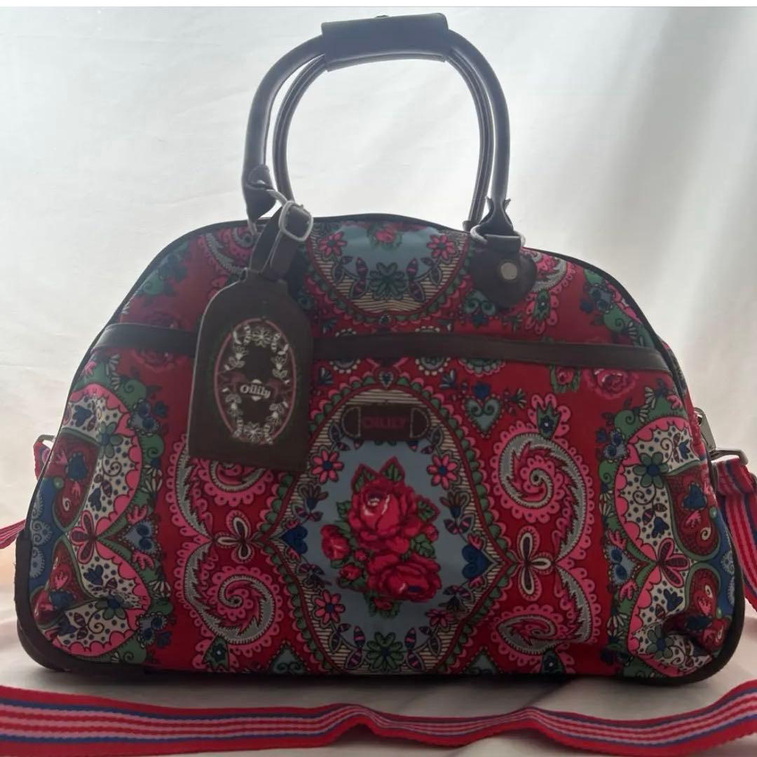 ⚠︎3/18迄★OILILY★オイリリー トラベル バッグ キャリーバッグ 花柄