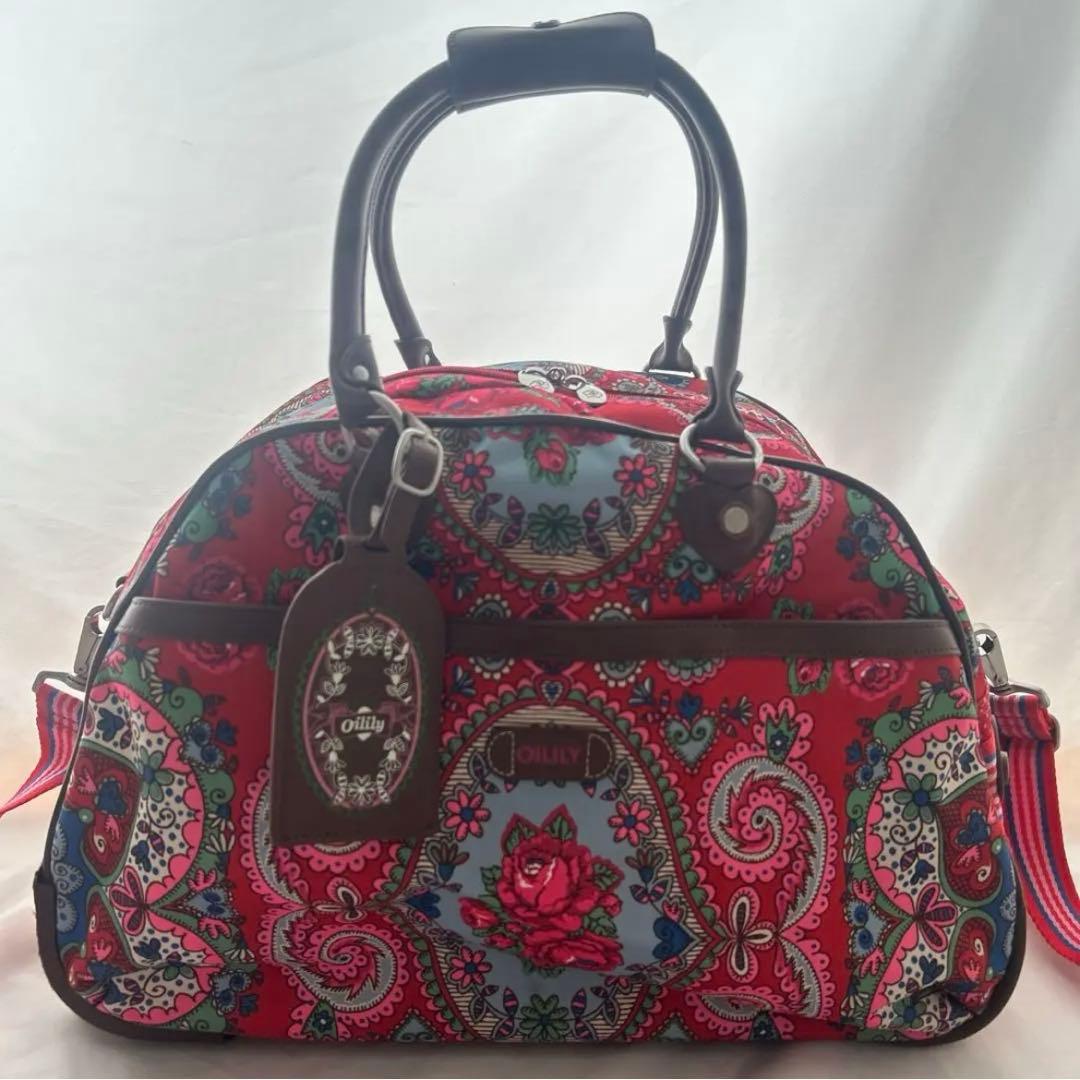 ⚠︎3/18迄★OILILY★オイリリー トラベル バッグ キャリーバッグ 花柄