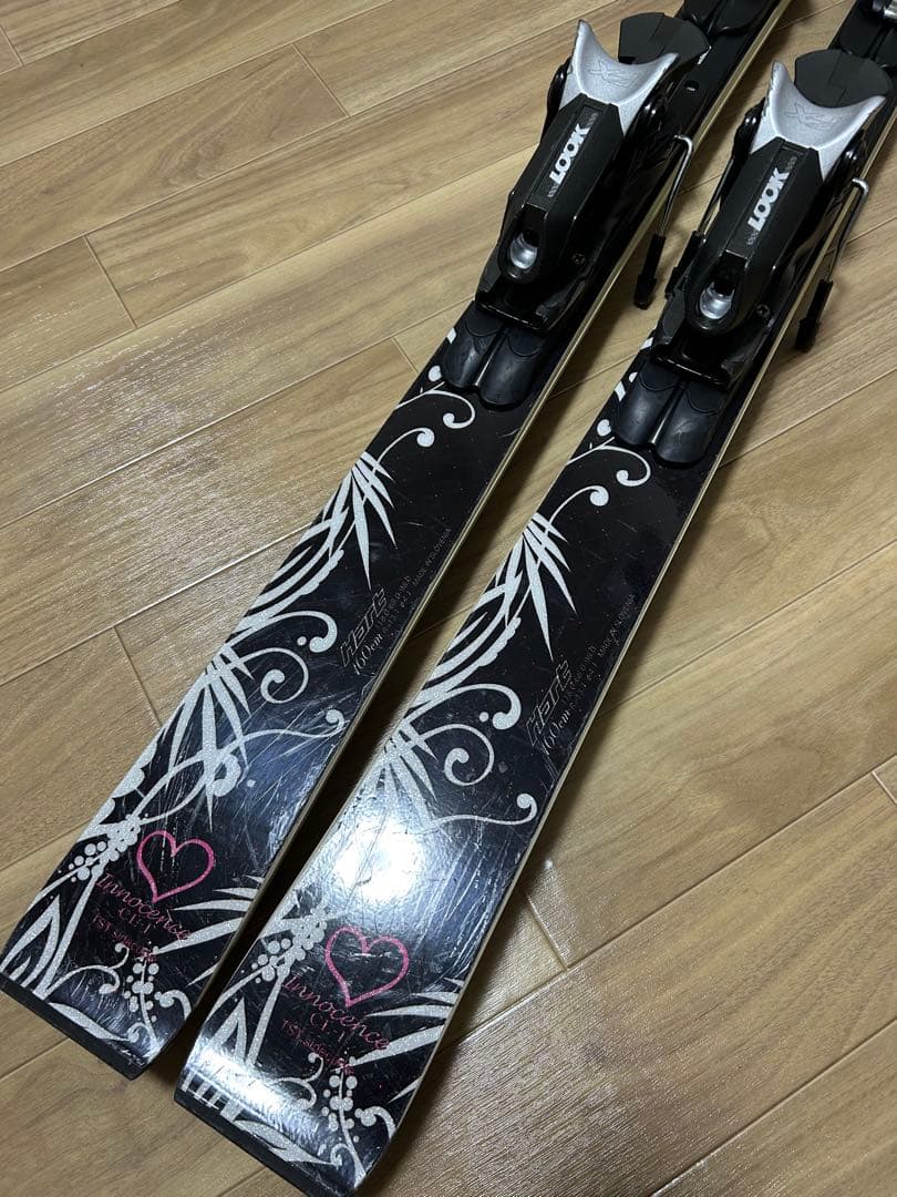 HARTカービングスキーセット女性用 板160cm、靴26〜26.5cm 中古