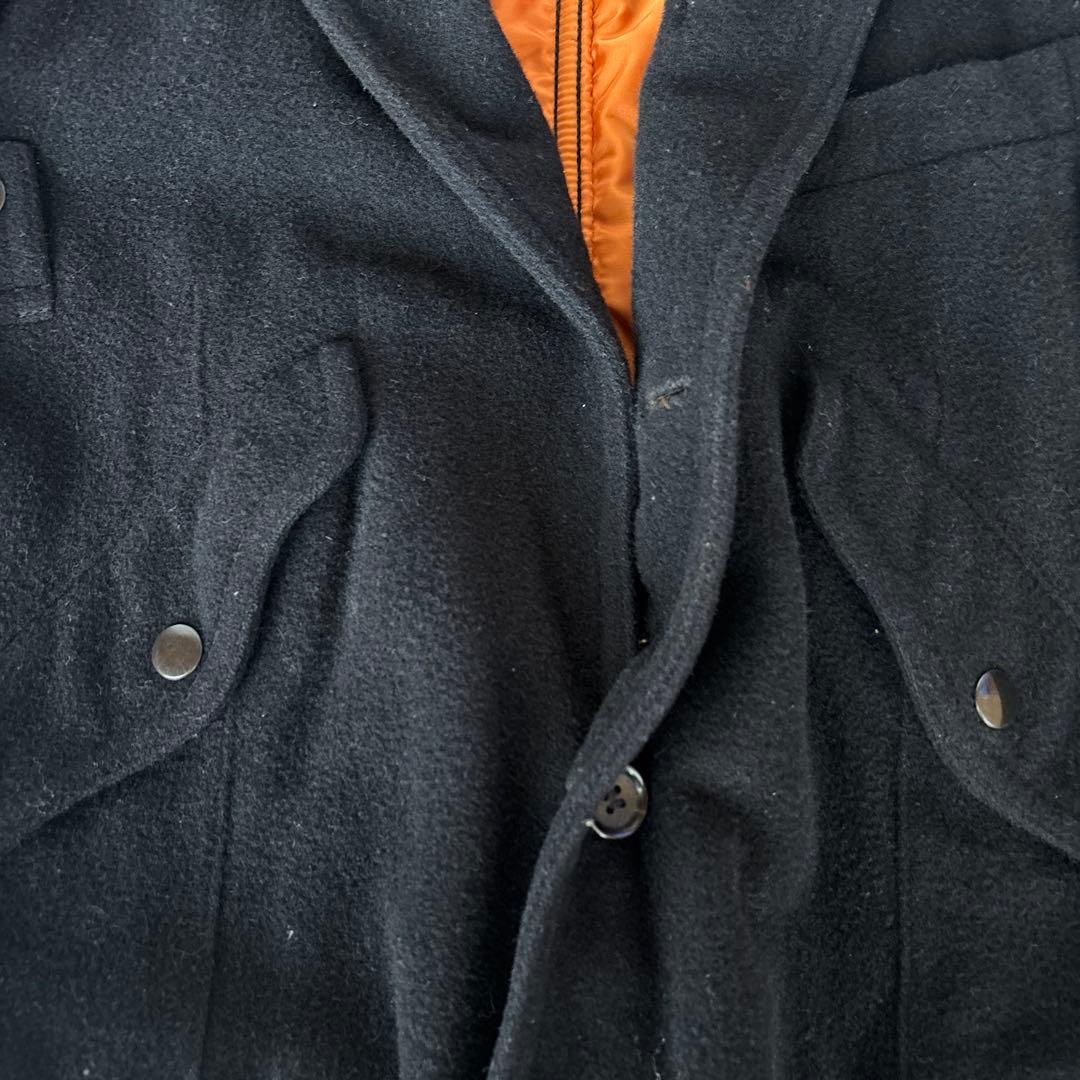 COMME des GARÇONS ブラックウールジャケット M