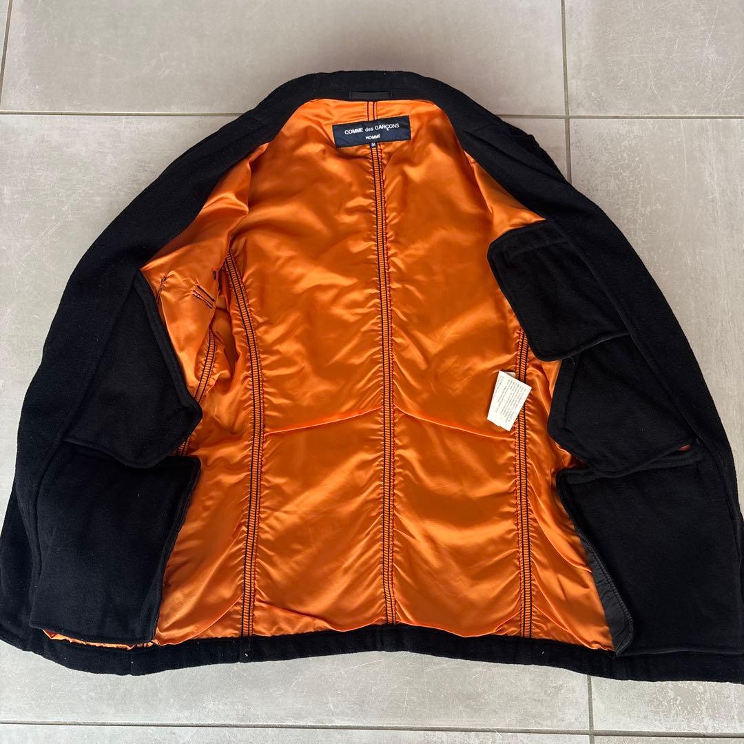 COMME des GARÇONS ブラックウールジャケット M
