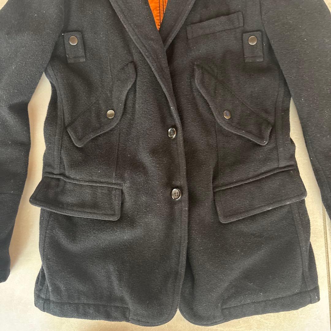 COMME des GARÇONS ブラックウールジャケット M