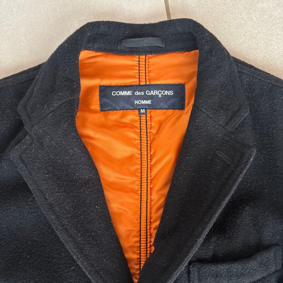 COMME des GARÇONS ブラックウールジャケット M