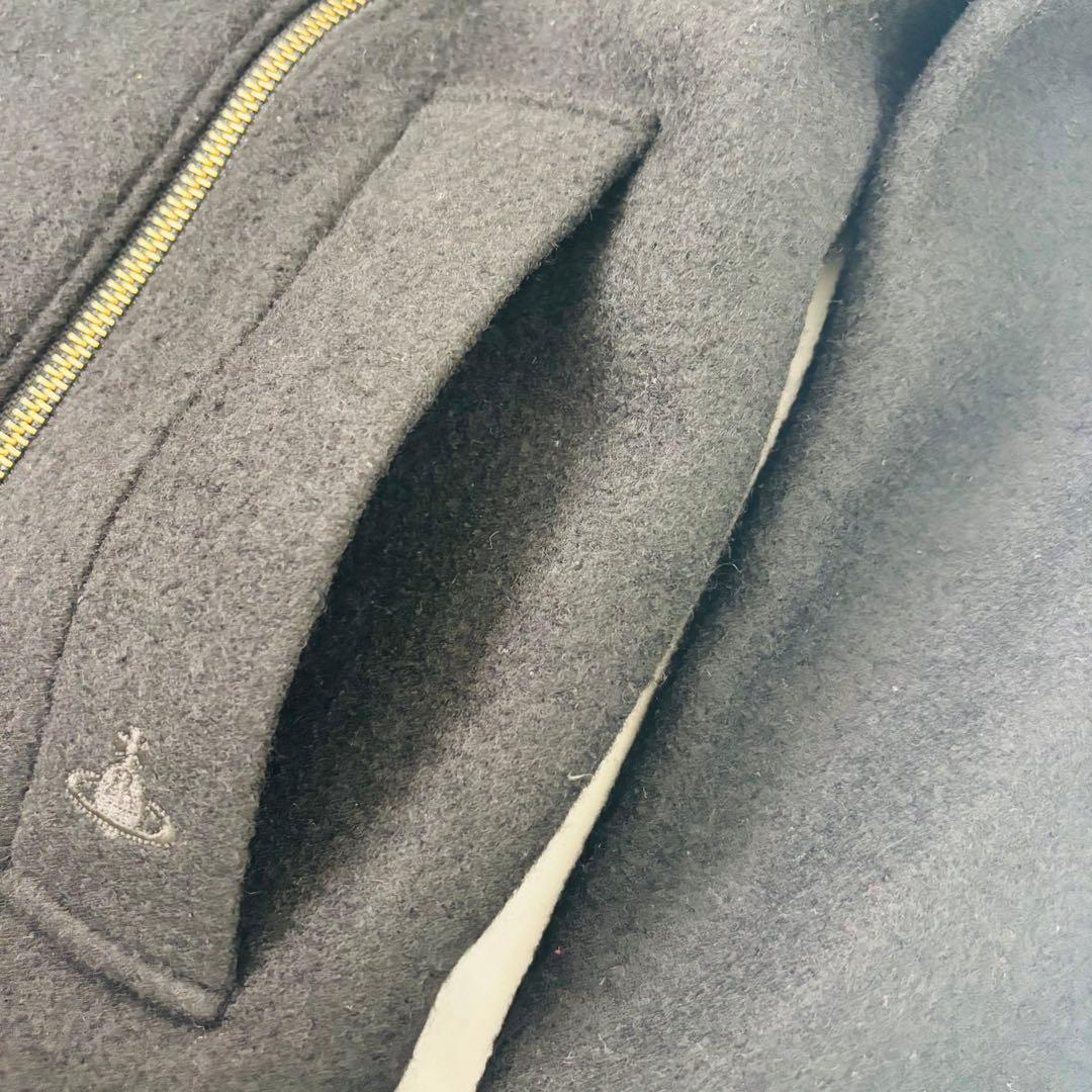 美品 ヴィヴィアンウエストウッドレッドレーベル ライダース ニット オーブロゴ