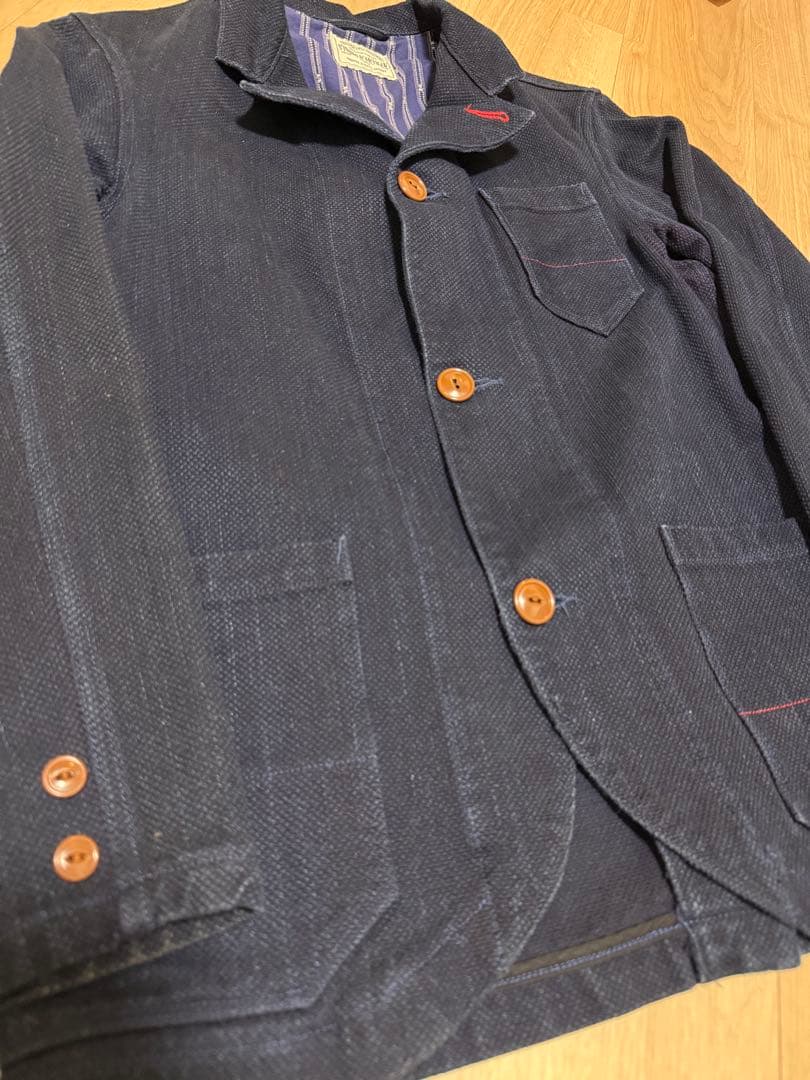 る*ん様 STUDIO DARTISAN 刺し子テーラードジャケット　ダルチザン