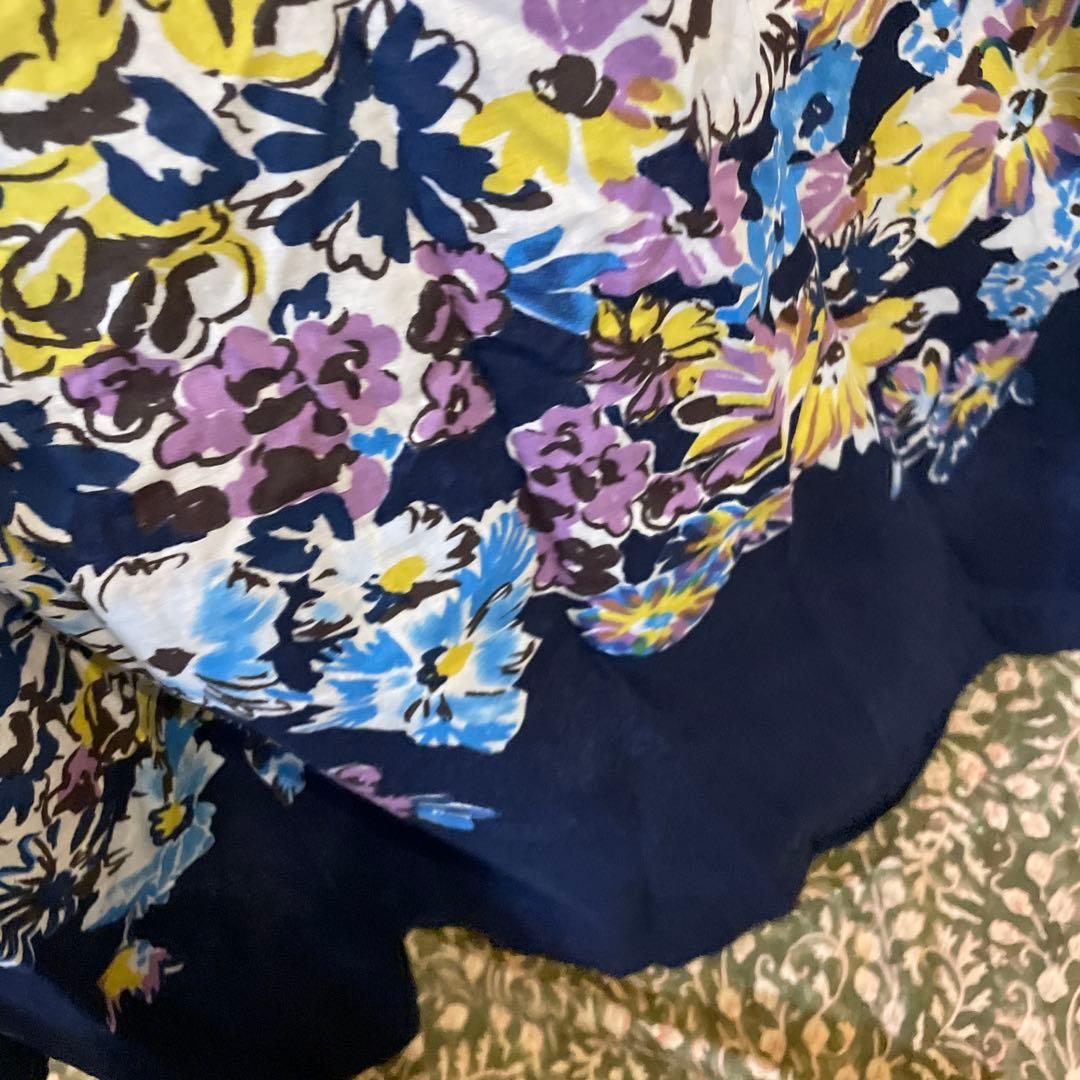 45R 花柄長袖トップス