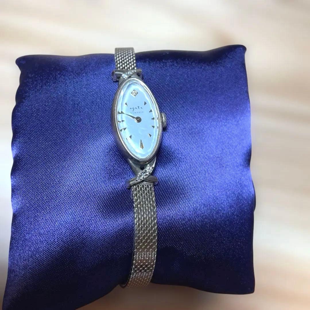 美品　agete classic K10アガット レディース腕時計　箱入り