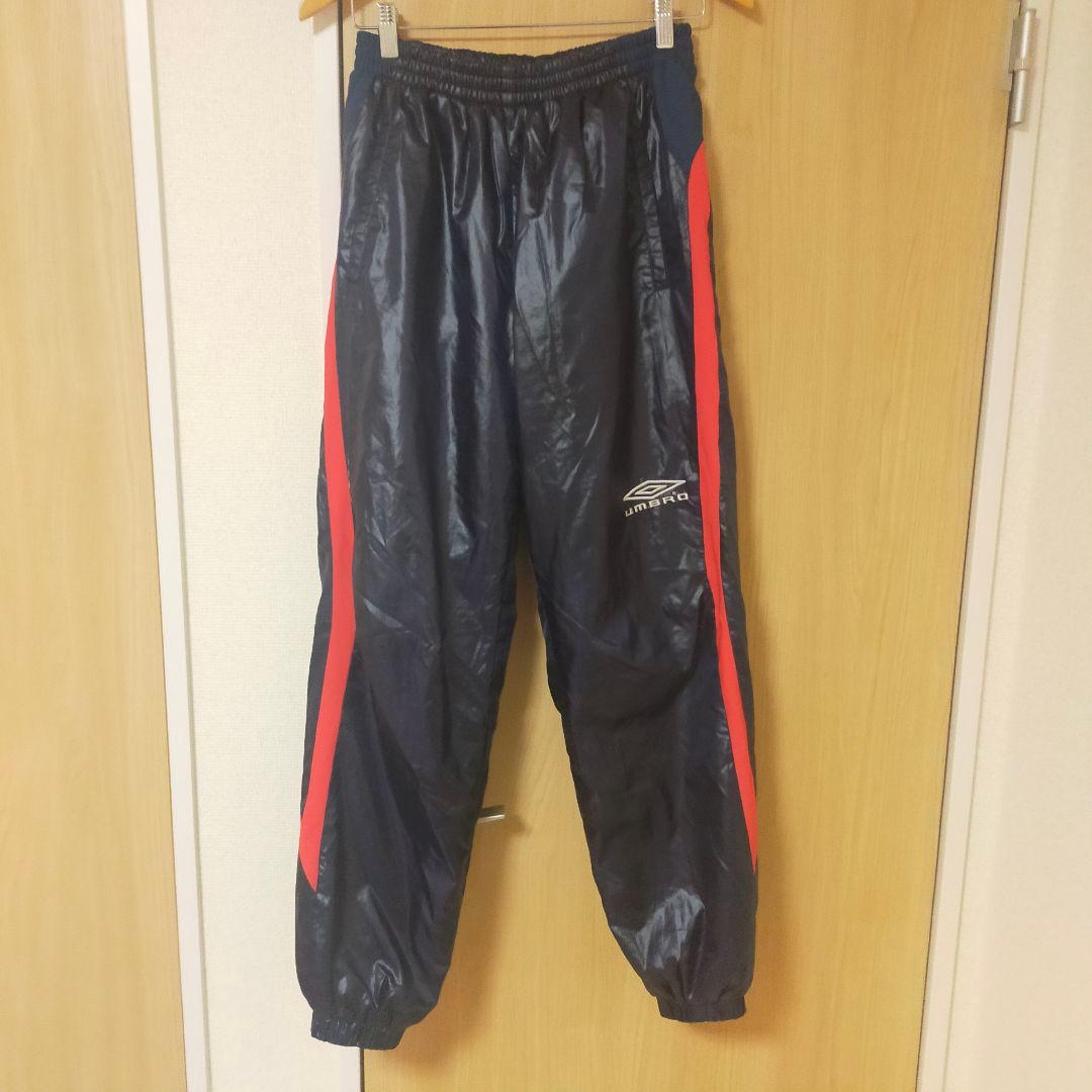 UMBRO アンブロ 中綿ピステ セットアップ ナイロンジャージ 上下 ロゴ