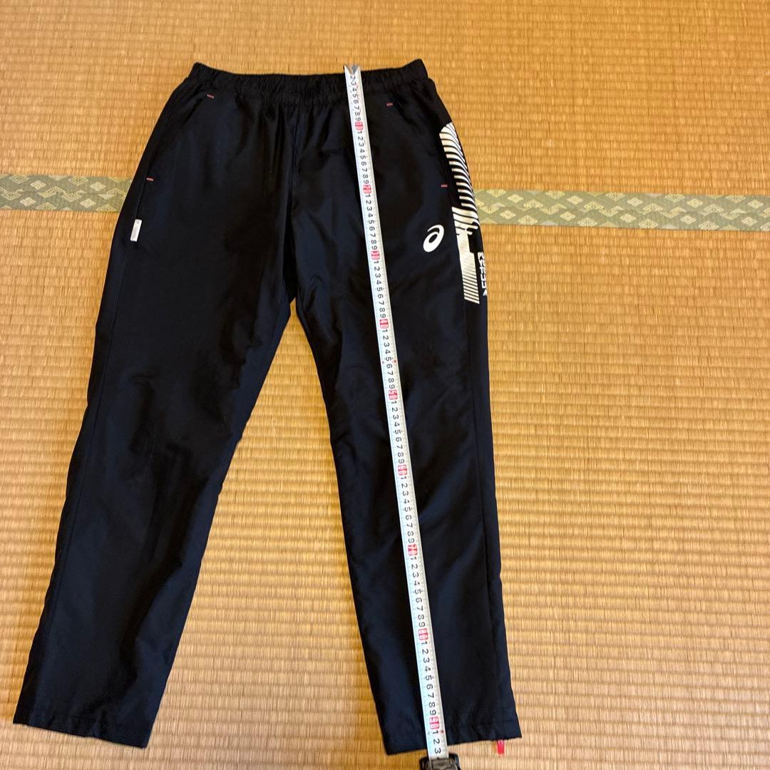 ASICS ブラック ウォームアップジャケット Mサイズ