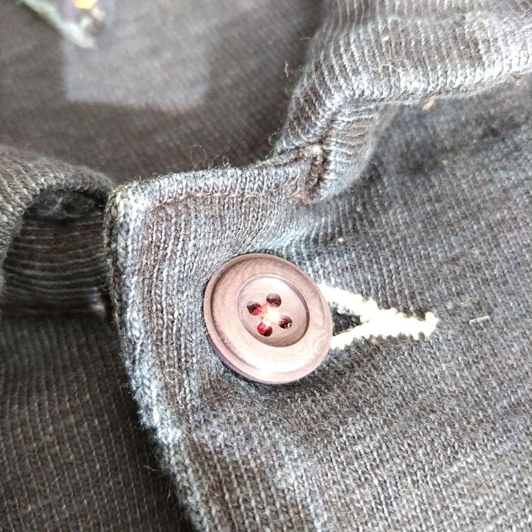 45R インディゴ染め　スウェットデニムジャケット　5 R刺繍入り　大きいサイズ