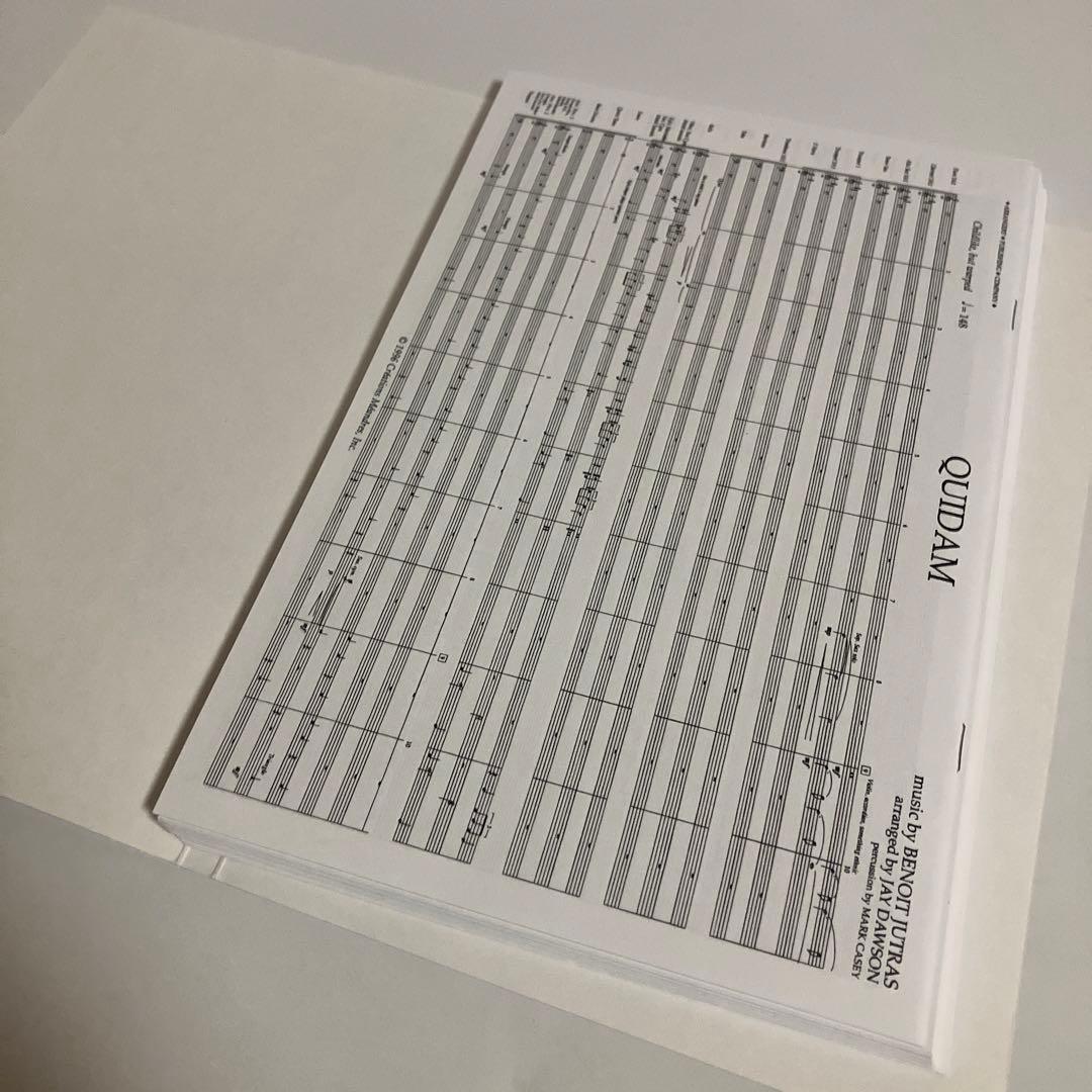 マーチング楽譜　キダム（シルク・ドゥ・ソレイユ：キダム）　ジェイ・ドーソン