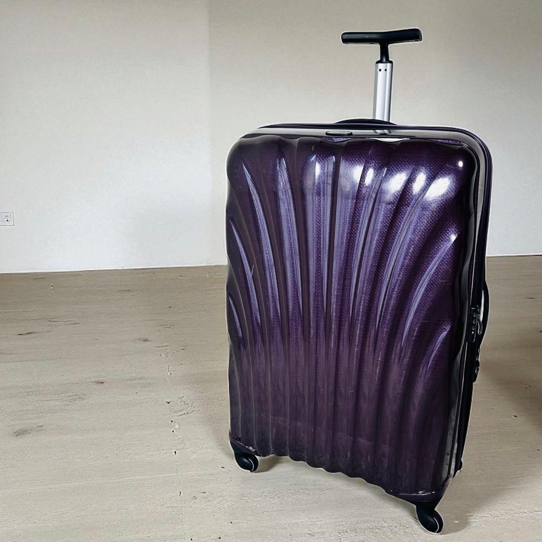 サムソナイト　コスモライト　スーツケース　　バイオレット　132L　内部極美品