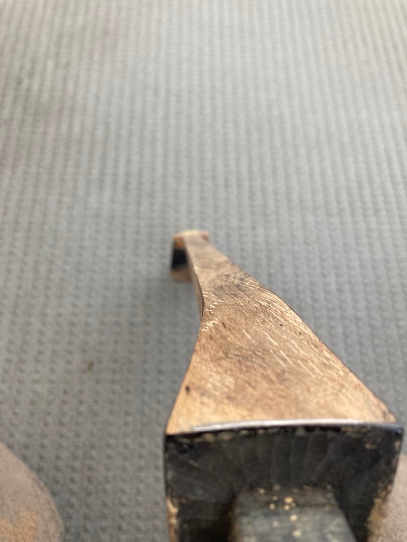 沖縄 三線 真壁 八重山 黒木 1960年作？ 本皮一枚張り エレキ