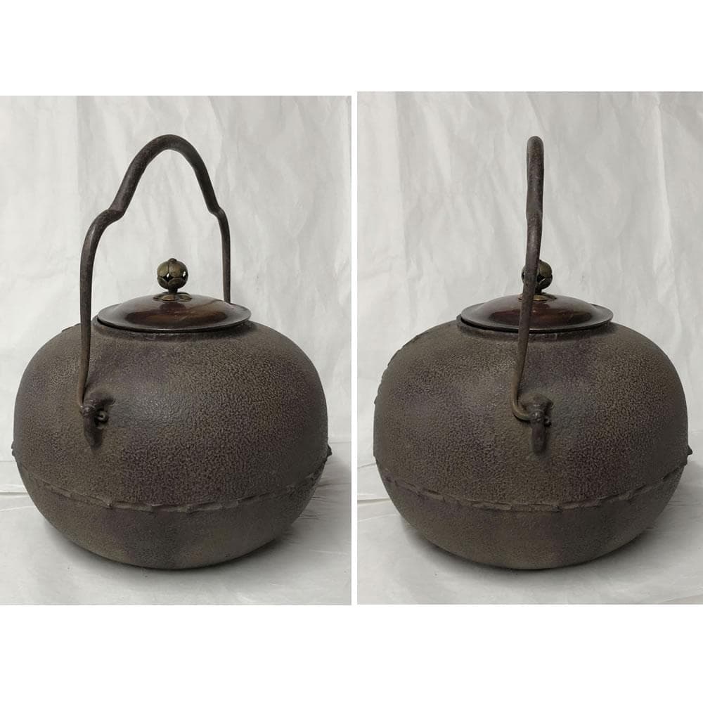 e2716 今日庵 吊り釜 茶釜 紙箱入り 吊釜 茶道具