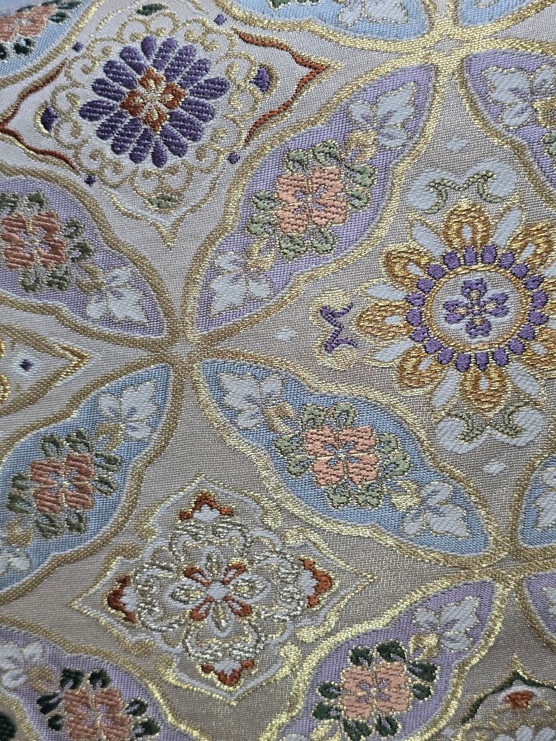 辻ヶ花　作家物　訪問着　一つ紋　高級袋帯　 正絹　フルセット　パールトーン加工