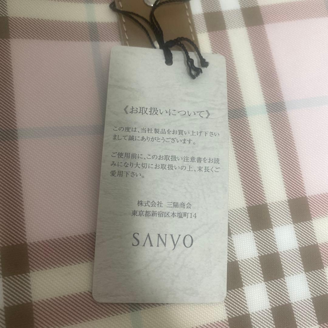 バーバリーロンドン　ピンクベージュ　トートバッグ　ノバチェック　保存袋付き