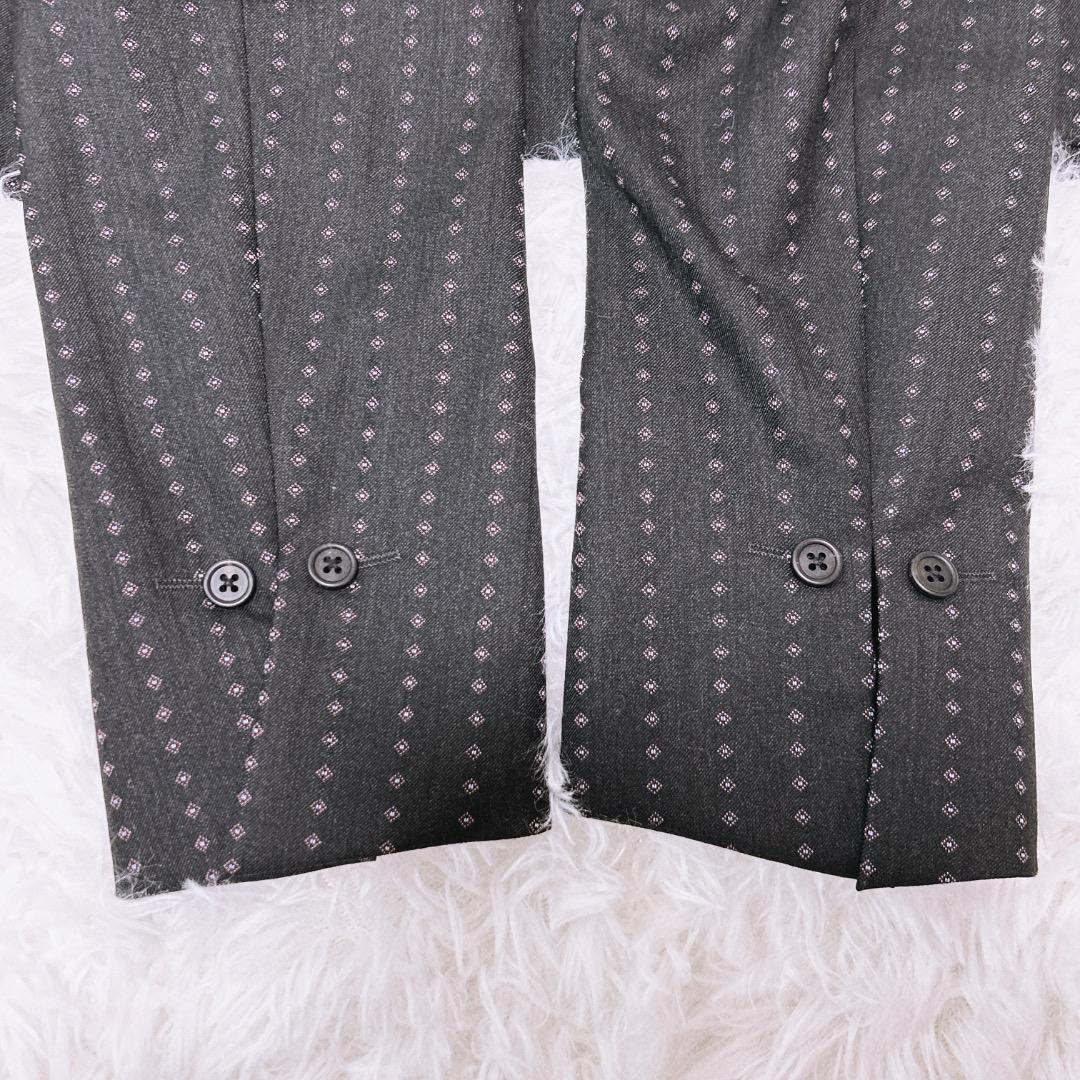 【極美品】ポールスミス☆ ストライプスーツ　裏地ドット柄　ウール　732