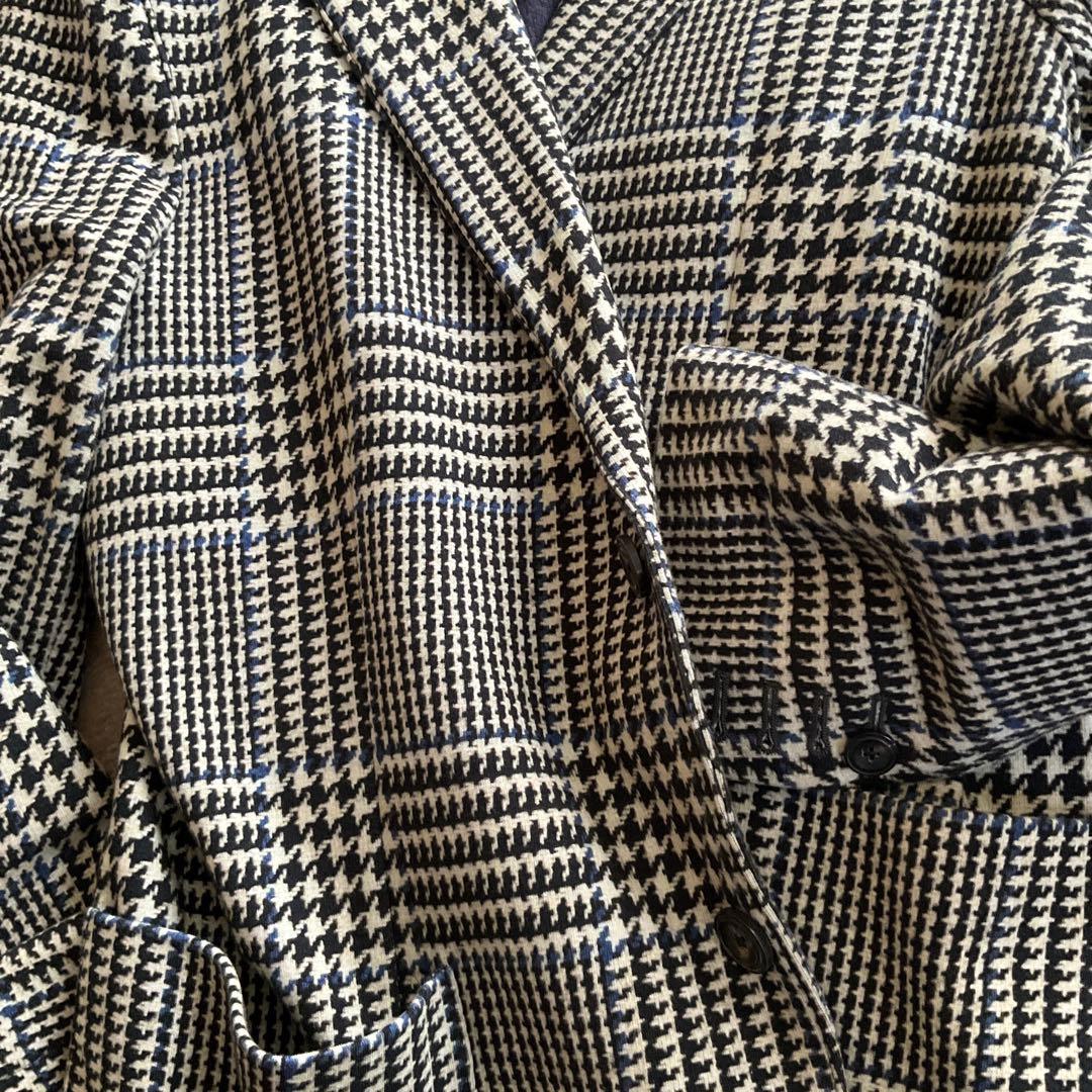 チルコロ　グレンチェック柄テーラードジャケット