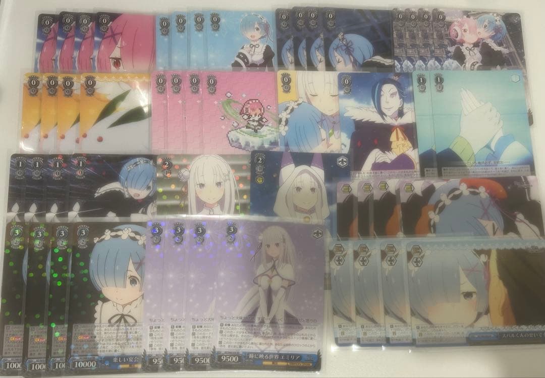 ヴァイスシュヴァルツ リゼロ　メモリースノー デッキ